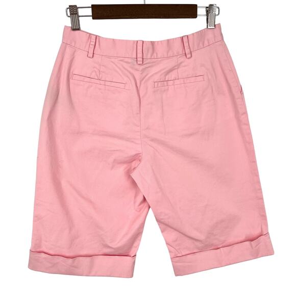 Ralph Lauren Active Womens Sz 4 Light Pink Summer Tropical Beach Shorts Chino - Picture 4 of 4